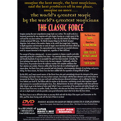 World's Greatest Magic: The Classic Force  - DVD