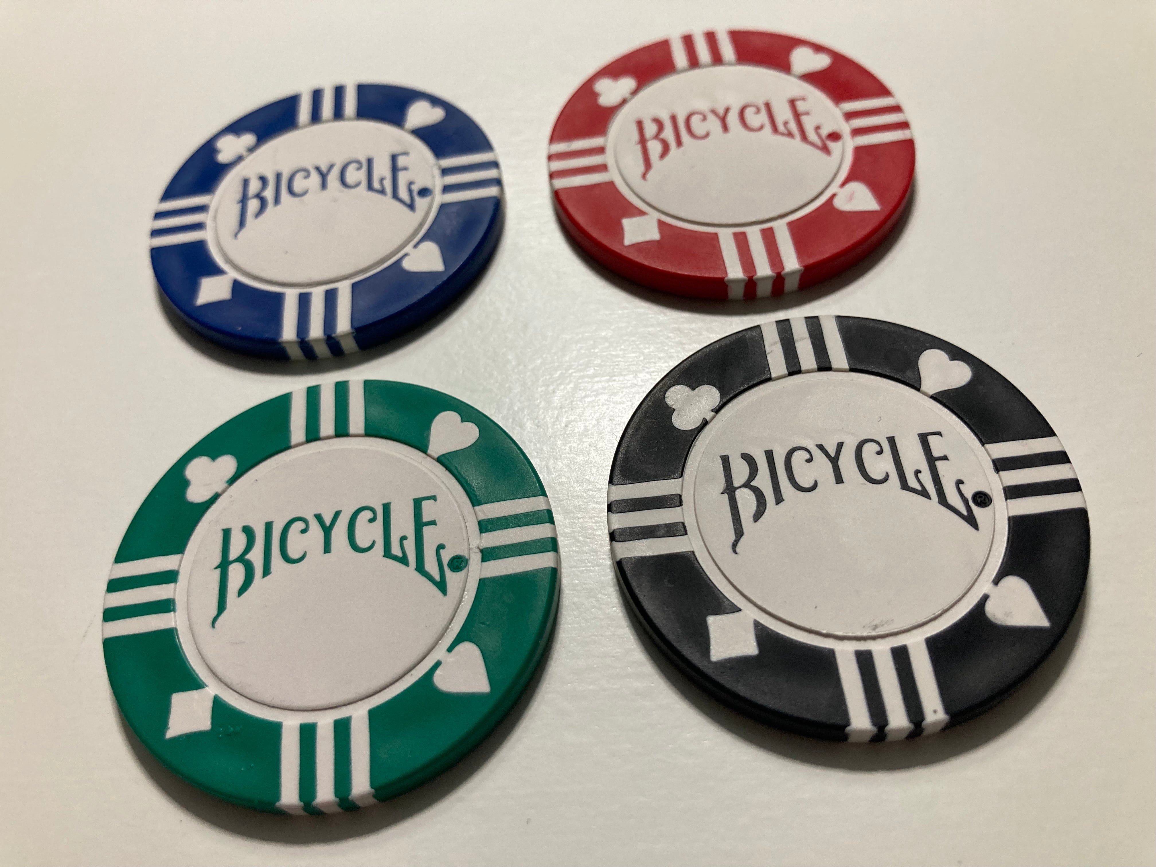 Magnetic Poker Chip Bicycle by Blackjack Machining
