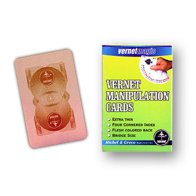 Vernet Manipulation cards (FLESH BACK,BRIDGE SIZE) by Vernet - Trick