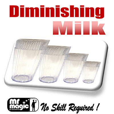 Diminishing Milk Glasses (multum in Parvo) by Mr. Magic