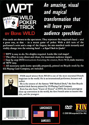 Wild Poker Trick (WPT) by Boris Wild - Trick